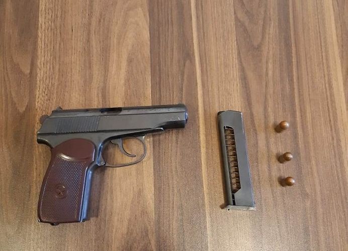 Zaqatalada keçmiş məhkumdan “Makarov” və heroin götürüldü