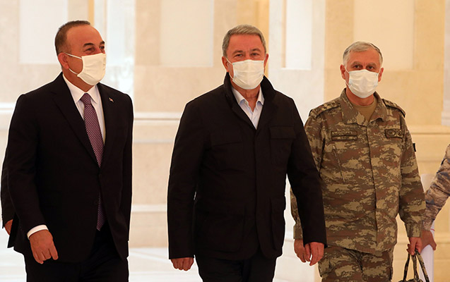 Akarla Çavuşoğlunun Prezidentlə görüşündən FOTO