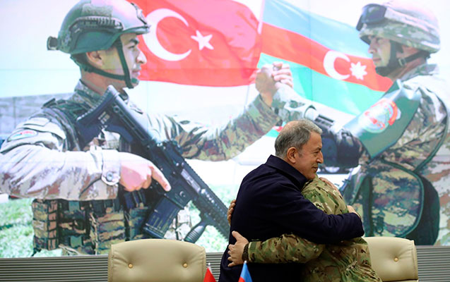 Hulusi Akar Zakir Həsənovu belə təbrik etdi - FOTOLAR