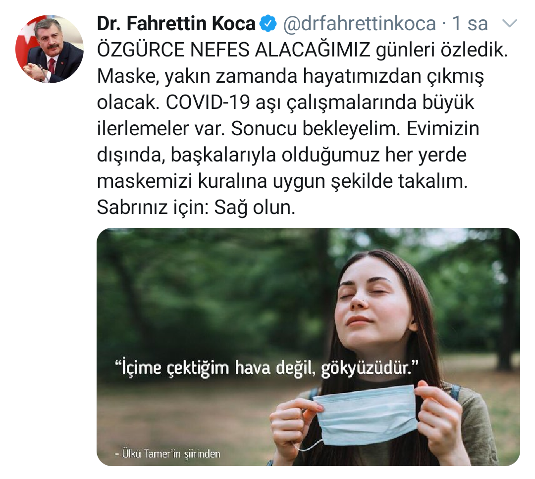 Türkiyəli nazir şad xəbər verdi: