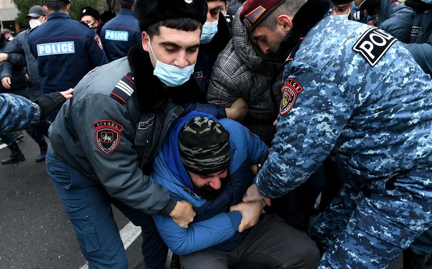 İrəvanda aksiyada 42 nəfər tutuldu