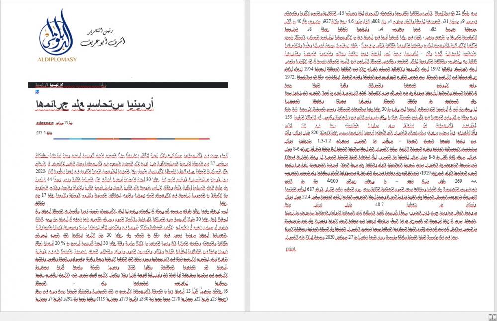 Ermənistan bu əməllərinə görə hüquqi məsuliyyət daşıyır - Misir portalı