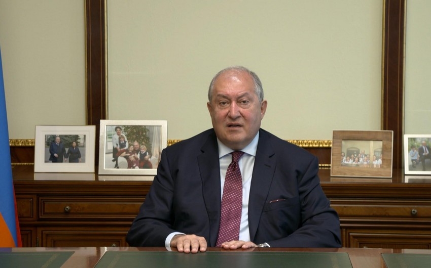 Ermənistan prezidenti koronavirusa yoluxdu