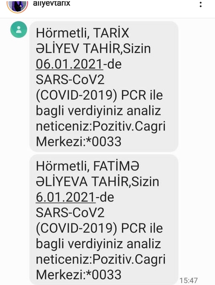 Tolik və bacısı koronavirusa yoluxdu - FOTO