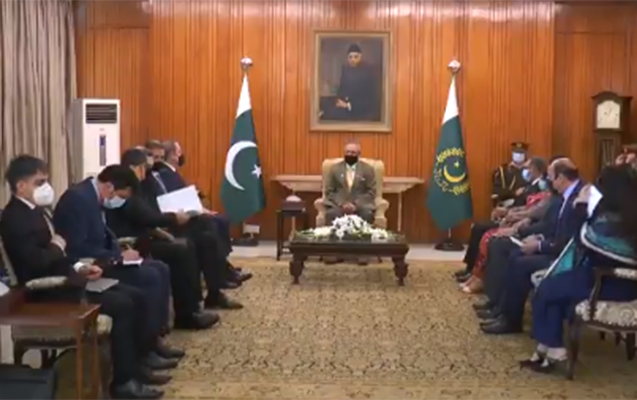 Ceyhun Bayramov Pakistan Prezidenti ilə görüşdü