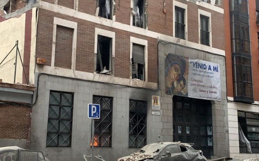 Madriddə güclü partlayış: 11 yaralı, 3 ölü