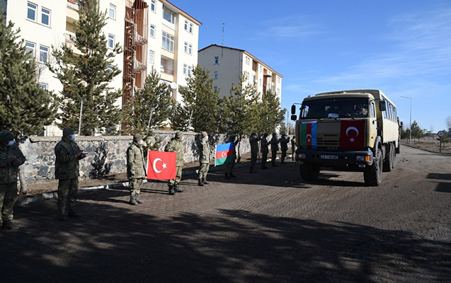 Hərbçilərimiz Türkiyədən qayıtdılar - FOTOLAR