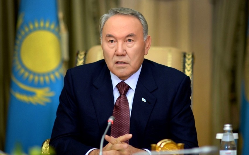 Nursultan Nazarbayev Azərbaycan Prezidentini təbrik etdi