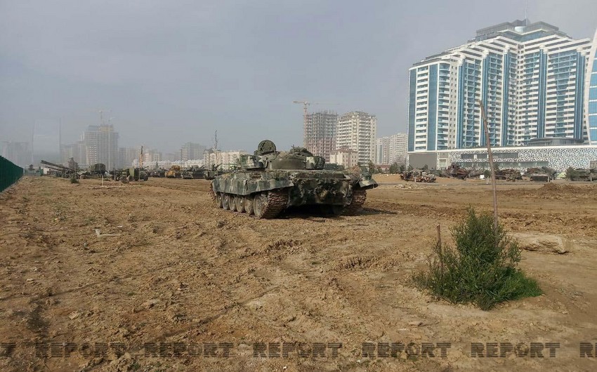 Hərbi Qənimətlər Parkında nümayiş etdirilən düşmən hərbi texnikalarının sayı açıqlandı