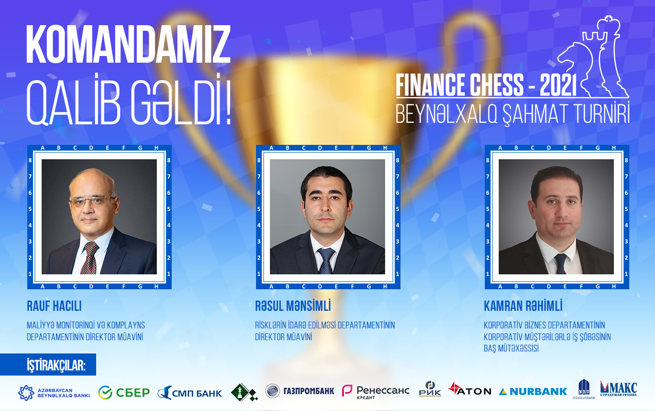 Azərbaycan Beynəlxalq Bankının əməkdaşları beynəlxalq  turnirin qalibi oldu