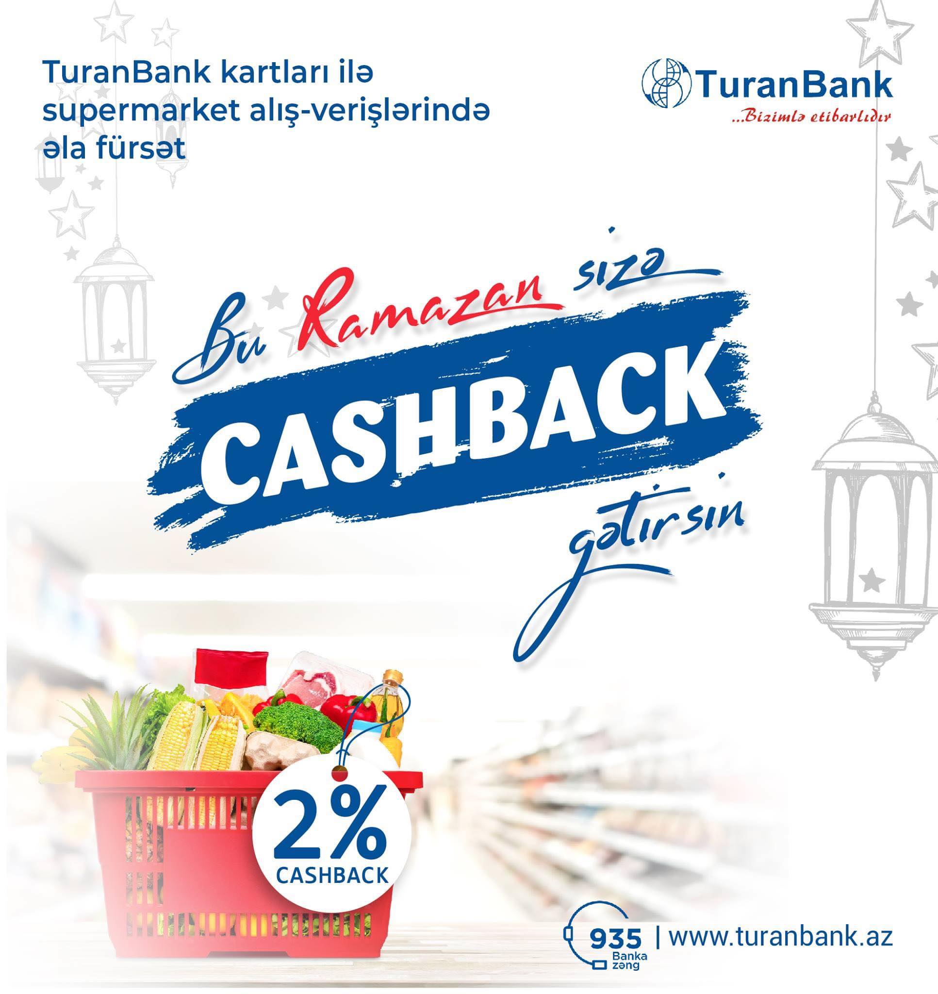 TuranBankdan kart sahibləri üçün Ramazan bayramına özəl cashback kampaniyası!