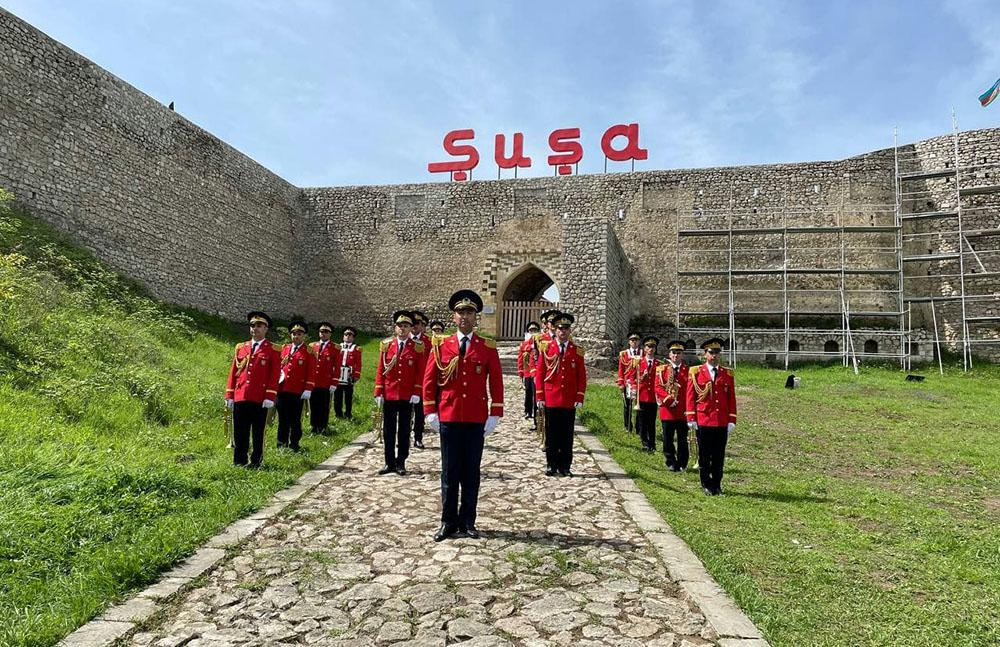 Şuşada Faşizm üzərində Qələbə Günü qeyd olunub - FOTOLAR