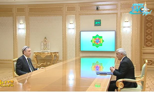 SOCAR-ın prezidenti Türkmənistanın dövlət başçısı ilə görüşüb - FOTO