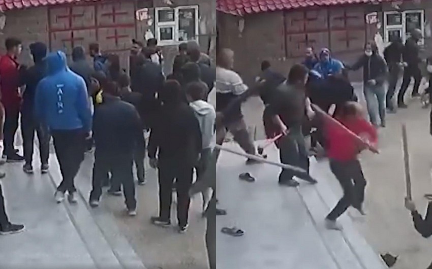 Dmanisidə azərbaycanlılar aksiya keçirirlər
