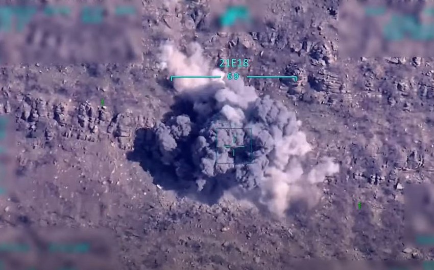 Türkiyə Ordusunun tanınmış terrorçunu məhv etməsinin görüntüləri yayıldı - VİDEO