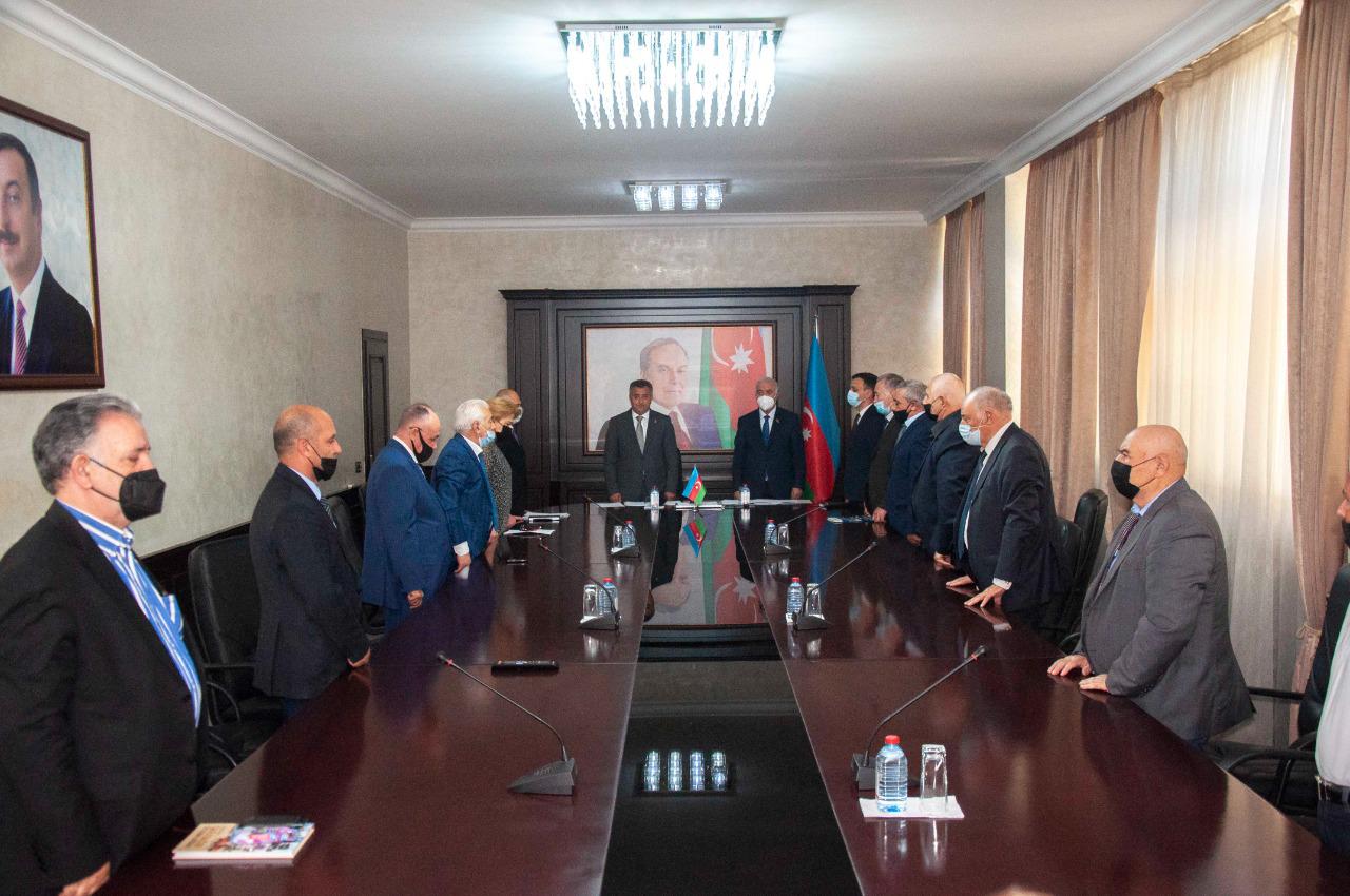 Nərimanov Rayon İcra Hakimiyyətində Ağsaqqallar Şurasının hesabat yığıncağı keçirilib - FOTO