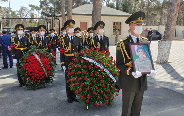 Şəhid Təbriz İbrahimov II Fəxri Xiyabanda dəfn olundu