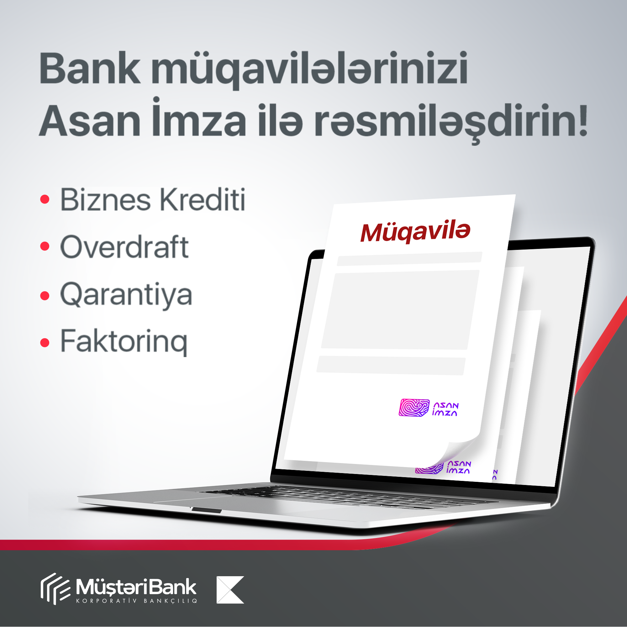 Sahibkarlar Kapital Bank-la olan müqavilələri “ASAN İmza” ilə imzalaya bilərlər
