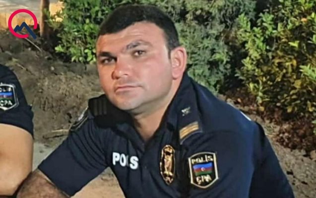 Polis ad günündə qəzaya düşərək öldü - FOTO