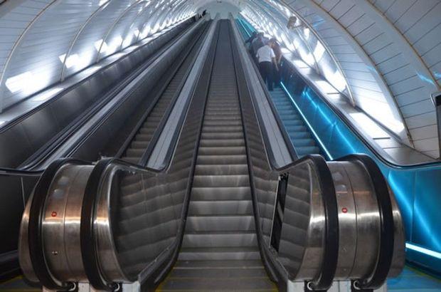 Metroda eskalator dəfələrlə dayandırıldı - Sərnişinlərin həyatı üçün təhlükə yarandı