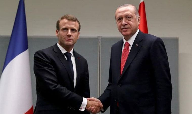 Ərdoğan-Makron görüşü başlayıb