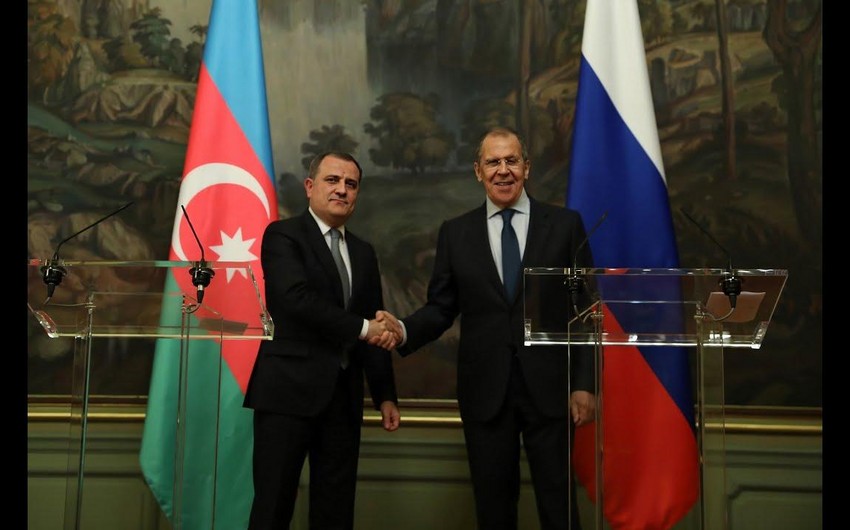 Ceyhun Bayramovla Lavrov Qarabağla bağlı razılaşmanın həyata keçirilməsini müzakirə edib