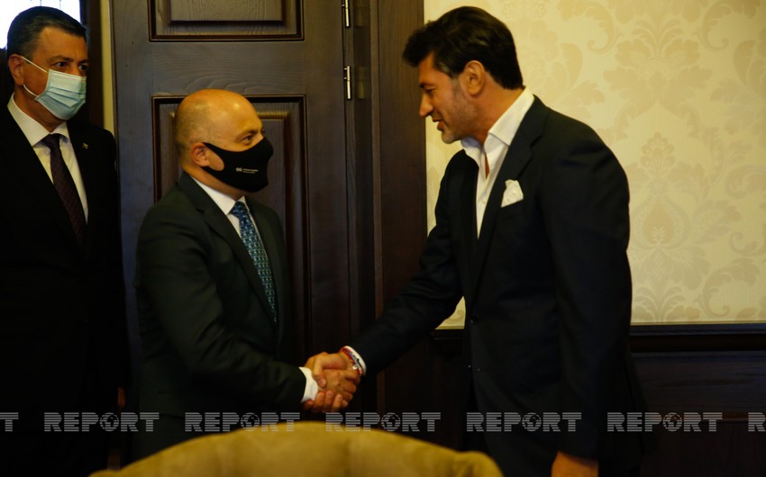 Mədəniyyət naziri Tbilisi meri ilə görüşdü