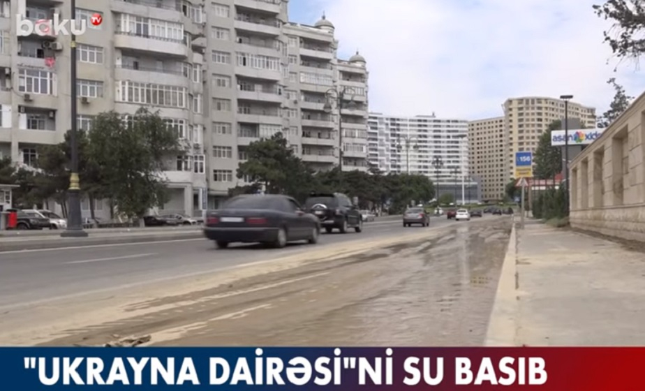 “Ukrayna dairəsi”ni su basması ilə bağlı “Azərsu”dan AÇIQLAMA - VİDEO