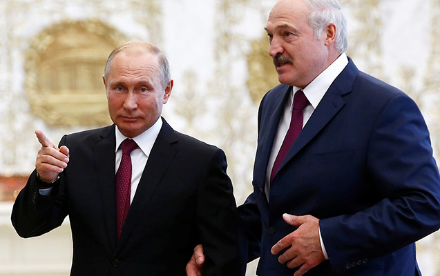 Putinlə Lukaşenkonun 5 saatlıq görüşü bitdi
