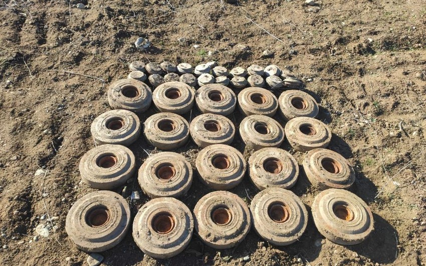Füzuli-Zəngilan dəmiryolunda 1323 mina aşkarlandı