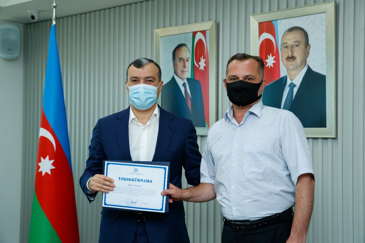 Nazir müharibədə iştirak edən jurnalistlərlə görüşdü - FOTO