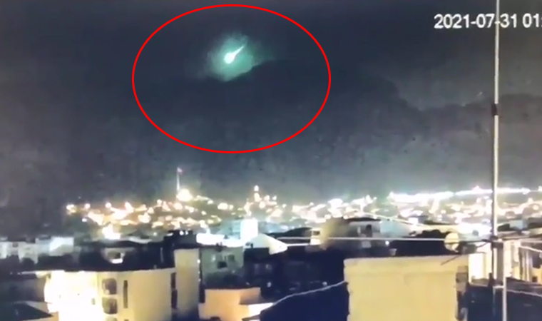 Türkiyəyə meteorit düşdü - VİDEO