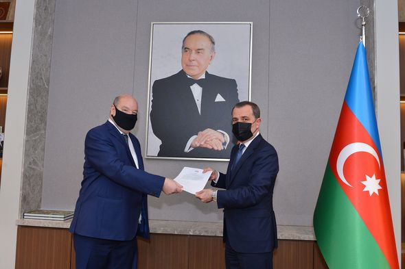 Ceyhun Bayramov Belçikanın yeni səfirini qəbul edib - FOTO