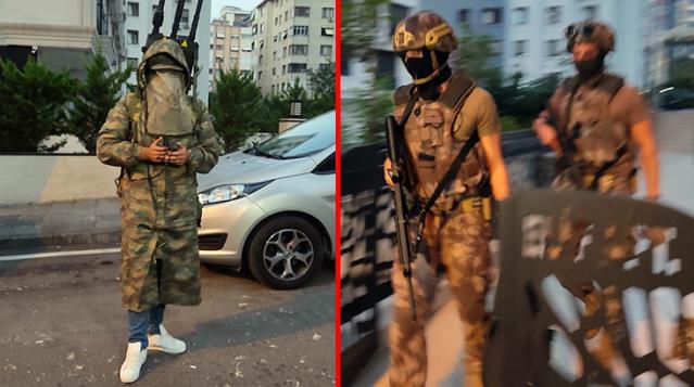 İstanbulda polis helikopterlərlə əməliyyat keçirdi: Eyni anda 22 ünvanda... - FOTO