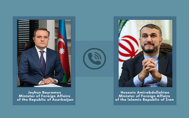 Ceyhun Bayramov İranın yeni XİN rəhbəri ilə telefonla danışdı