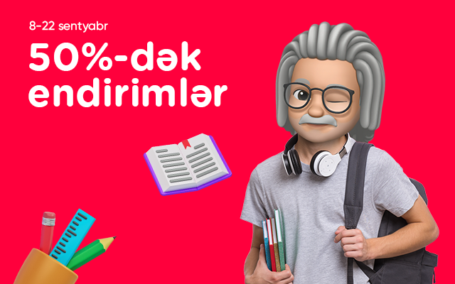“Kontakt” “Dərsə ağıllı başla” kampaniyasına start verdi – 50%DƏK ENDİRİMLƏR