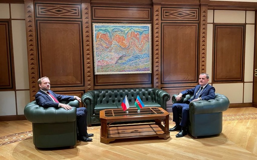 Ceyhun Bayramovun çex həmkarı ilə görüşü BAŞLADI