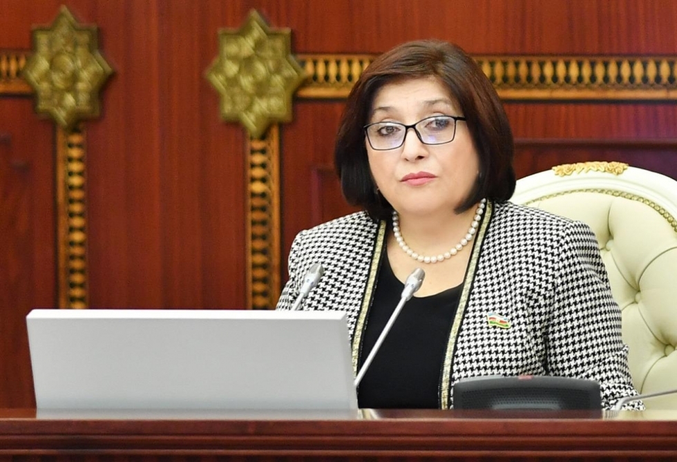 Sahibə Qafarova İran səfəri ilə bağlı deputatlara məlumat verdi