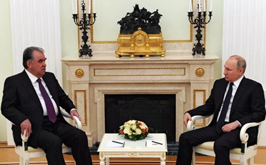 Rusiya və Tacikistan prezidentləri Əfqanıstandakı durumu müzakirə etdilər