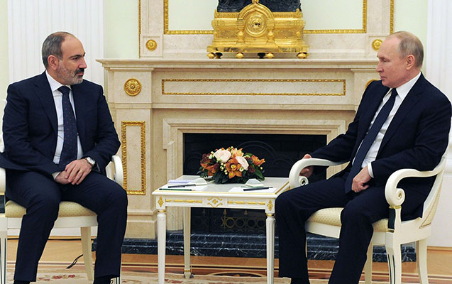 Paşinyan Putinə məktub yazdı