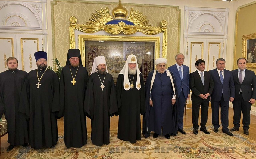 Azərbaycan və Rusiyanın dini liderləri arasında görüş başladı - FOTO