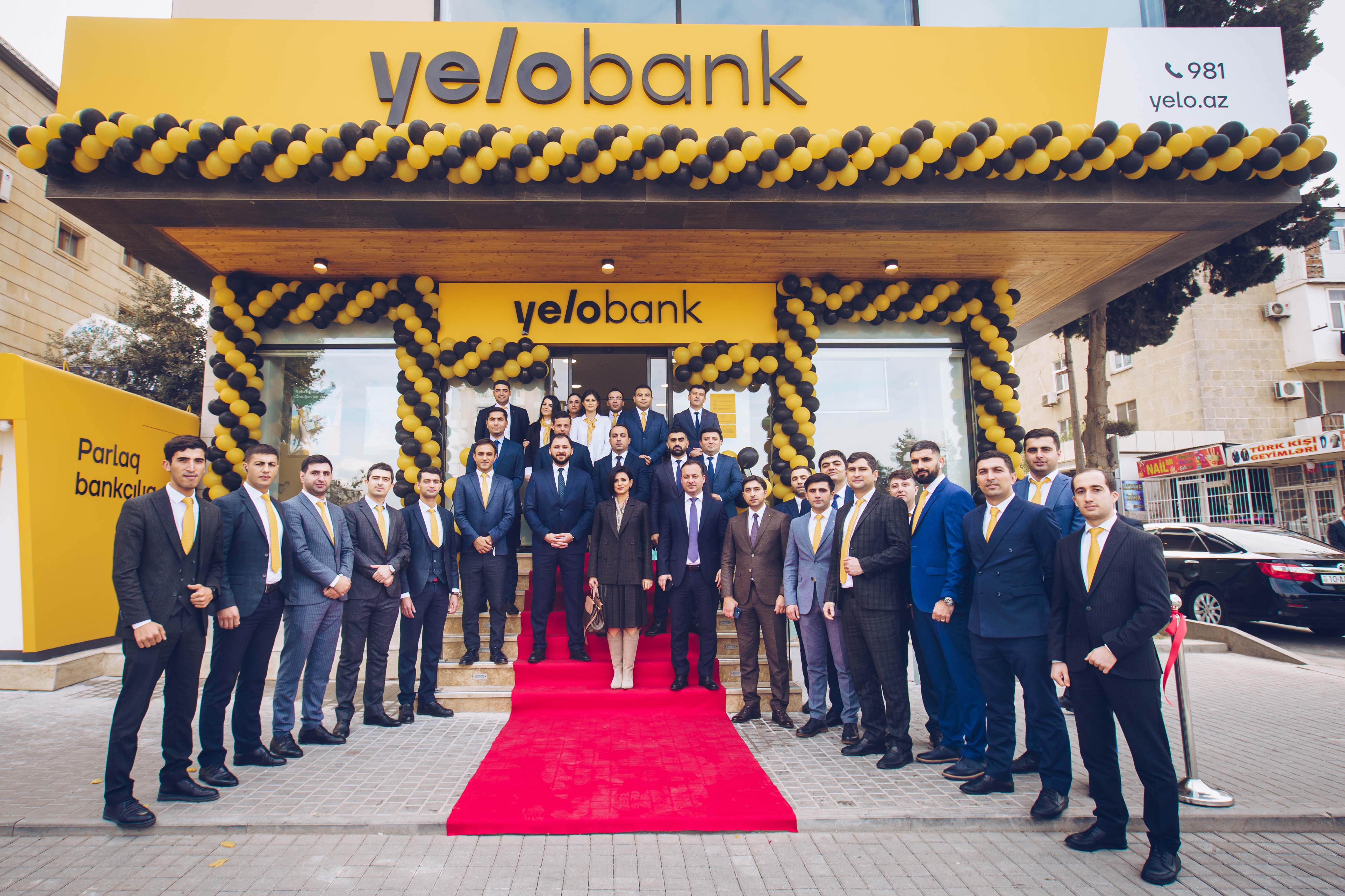Yelo Bank-ın yeni Xalqlar Dostluğu filialı - FOTOLAR