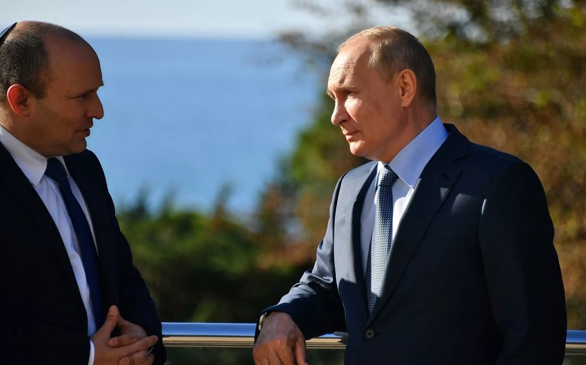 Putinlə İsrailin Baş nazirinin görüşü beş saatdan çox çəkdi
