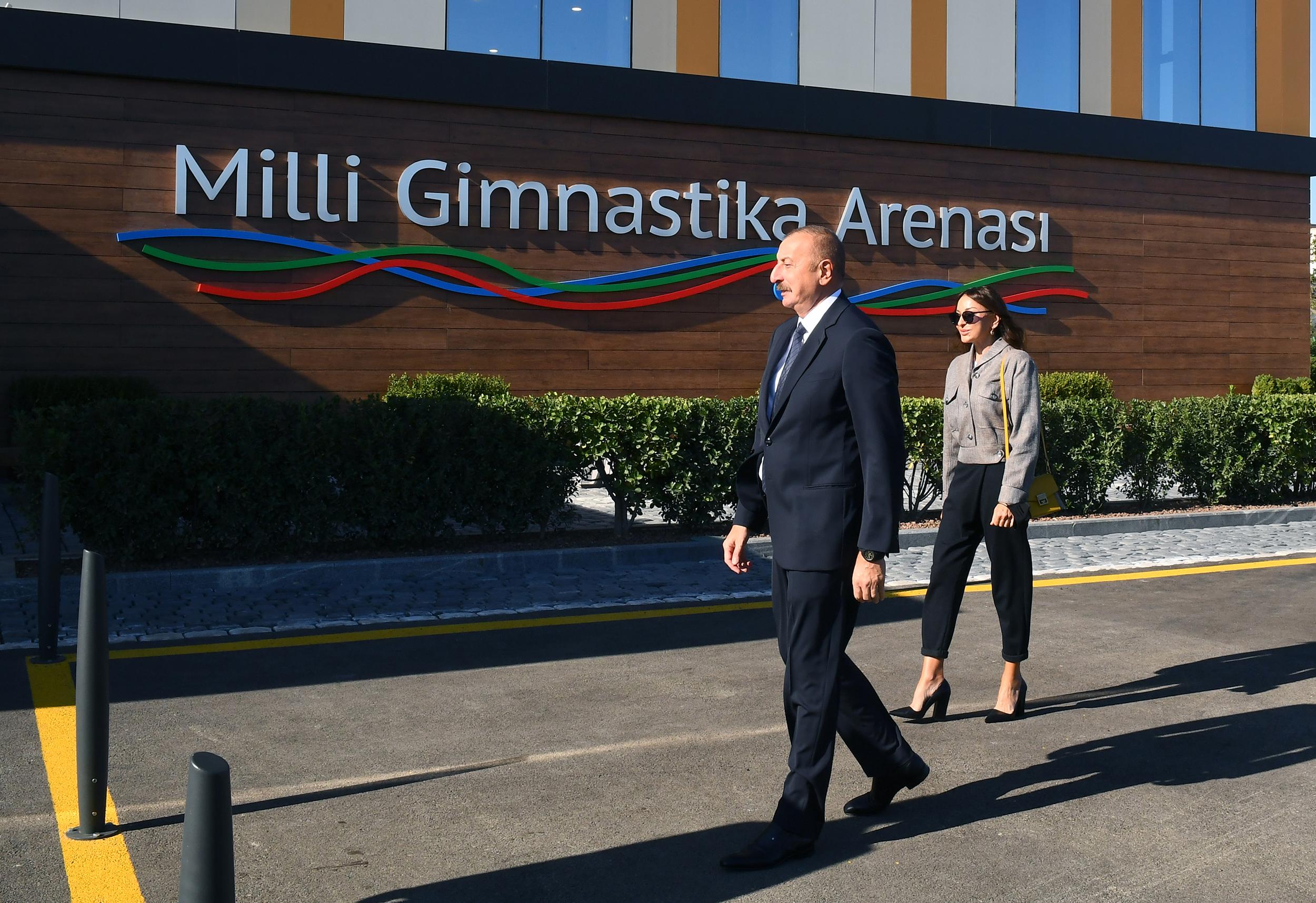 Prezident Milli Gimnastika Arenasının yeni məşq binasında yaradılan şəraitlə tanış oldu - YENİLƏNİB