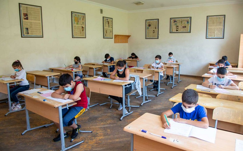 Bakıda daha bir məktəb distant təhsilə keçdi