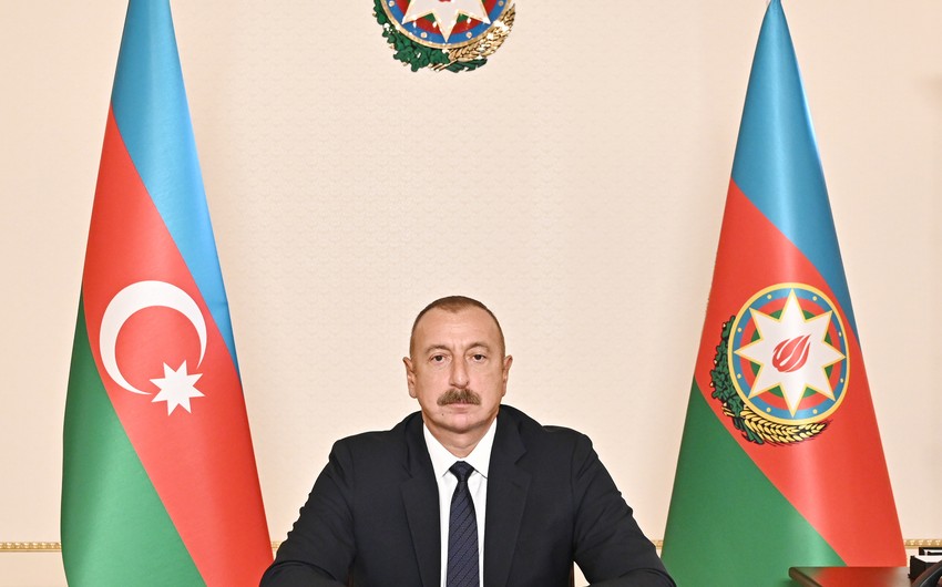 İlham Əliyevə Azərbaycan uşaqları adından veriləcək hədiyyənin təqdimatı oldu