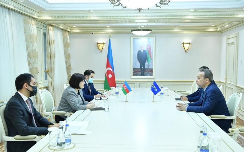 Sahibə Qafarova TÜRKPA-nın baş katibi ilə görüşdü - FOTO