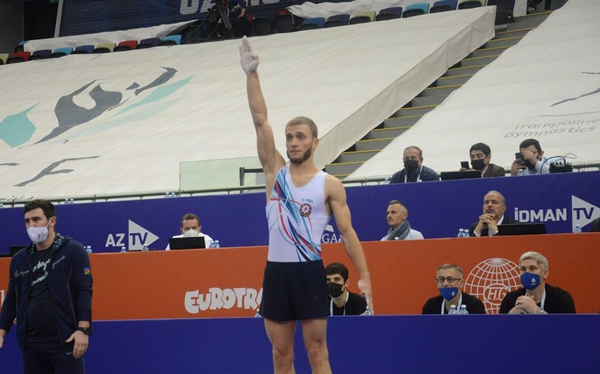 Azərbaycan gimnastı Bakıdakı dünya çempionatında gümüş medal qazandı