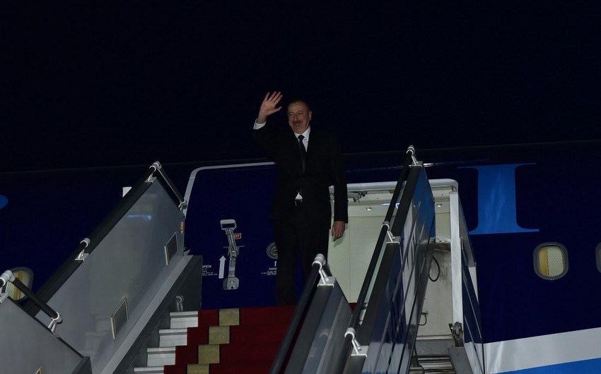 Prezident İlham Əliyevin Soçiyə işgüzar səfəri başa çatdı