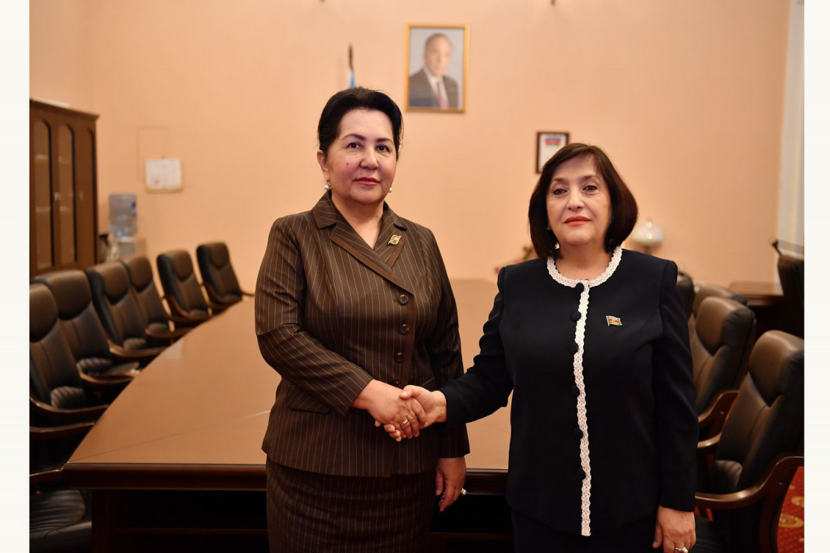 Sahibə Qafarova Özbəkistan Ali Məclisi Senatının sədri ilə görüşdü